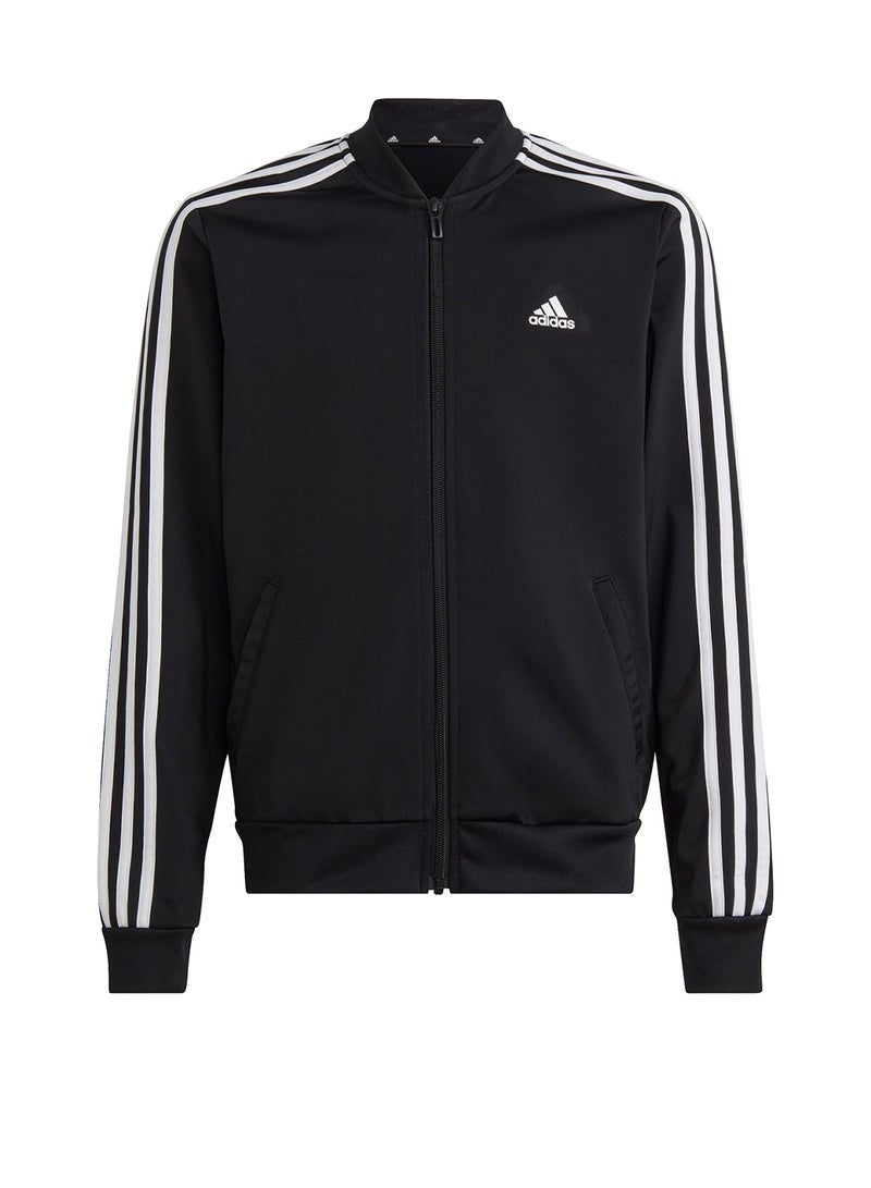 Adidas بدلة رياضية أساسية للفتيات الصغيرات ذات 3 خطوط - Image 2