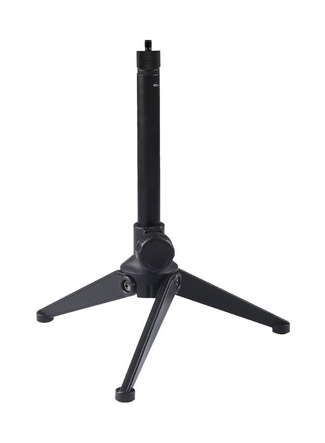 NIBEMINENT Portable Sturdy Desktop Adjustable Tripod Stand Black  - Image 1