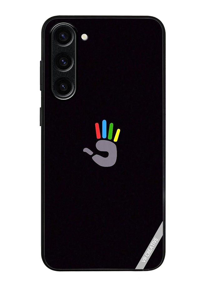 VR CREATIVE Protective Case Cover For Samsung Galaxy S23 Plus Colorful Hand Design Multicolour - Image 1