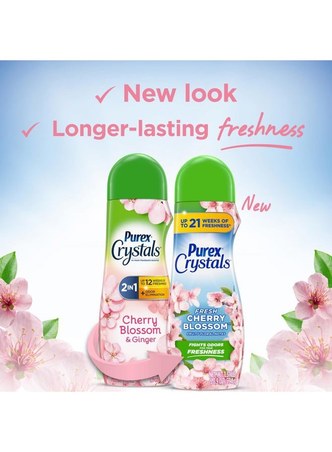 Purex Crystals in-wash Fragrance and Scent Booster, Cherry Blossom & Ginger, 21 Ounce (Pack of 4) - Image 2