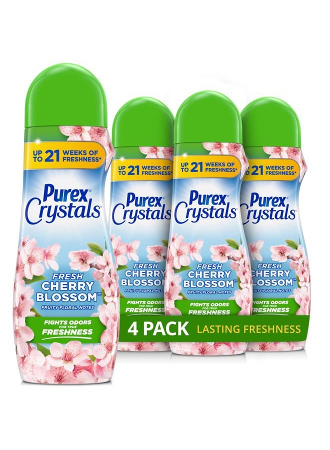 Purex Crystals in-wash Fragrance and Scent Booster, Cherry Blossom & Ginger, 21 Ounce (Pack of 4) - Image 1