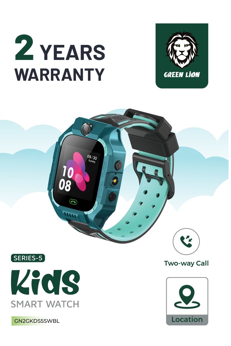 GREEN LION Smart Watch for Kids Series 5 with Alarm - Blue - Image 1