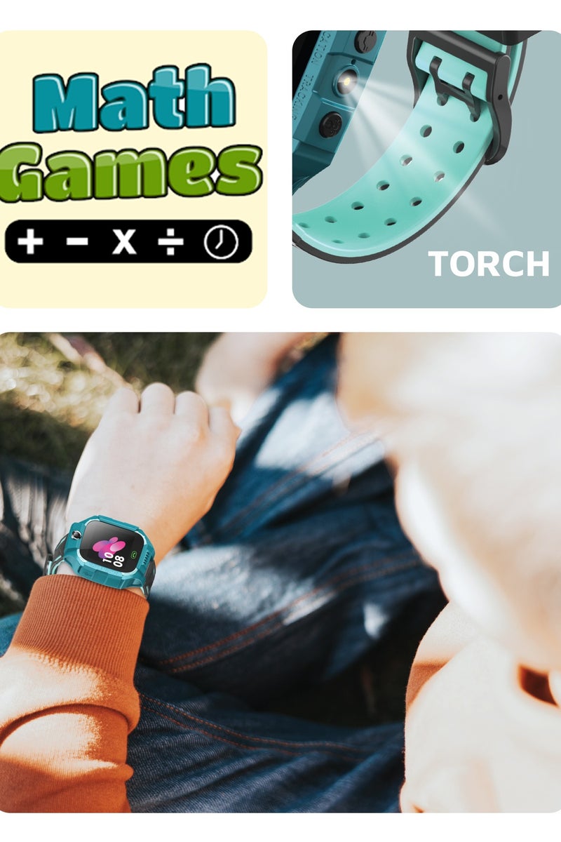 GREEN LION Smart Watch for Kids Series 5 with Alarm - Blue - Image 5