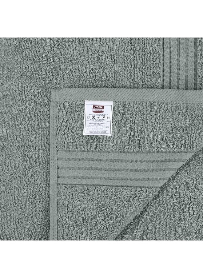 Utopia Towels - 6 Piece Premium Hand Towels Set, (16 x 28 inches) 100% Ring Spun Cotton, Lightweight and Highly Absorbent Towels for Bathroom, Travel, Camp, Hotel, and Spa (Cool Grey) - Image 1