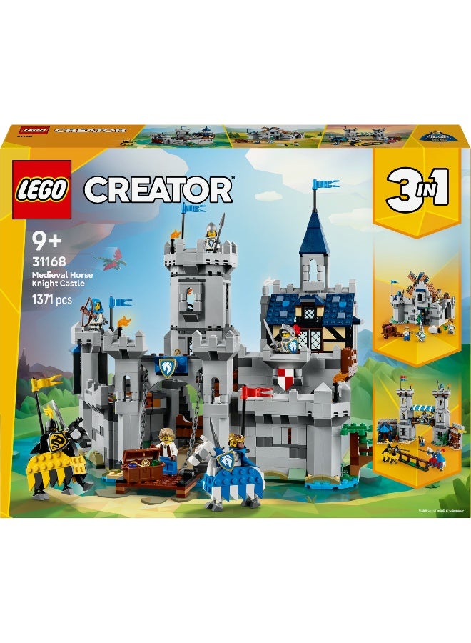 LEGO Creator 3In1 Medieval Horse Knight Castle 31168 Toy Building Set - Image 2