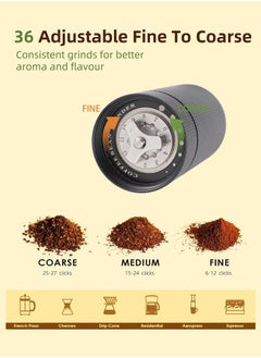 Joshberg Manual Coffee Grinder,Coffee Bean Grinder for Pour Over French Press Espresso Turkish or Cold Brew Suitable for Travel or Camping  - Image 2