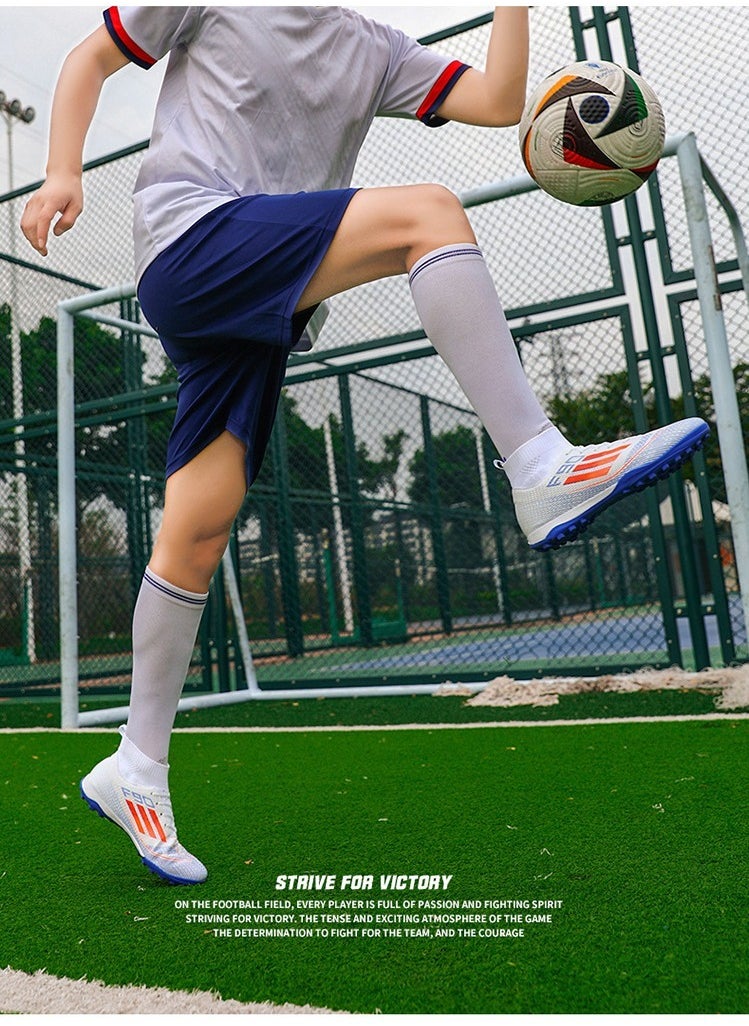 SKT Shiketro - Low Top Breathable Natural Grass Soccer Shoes Men Women Football Sneakers Training Running Shoes - Image 1