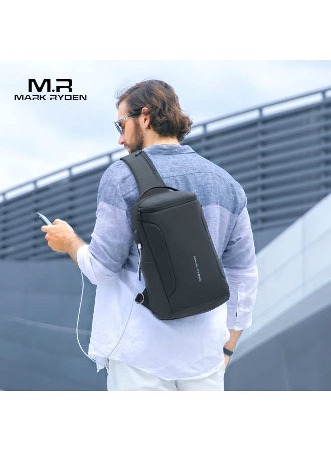 MARK RYDEN 7069 Waterproof Anti-Theft with USB Charging Port Crossbody for 9.7-12.3 Inch iPad - Image 2