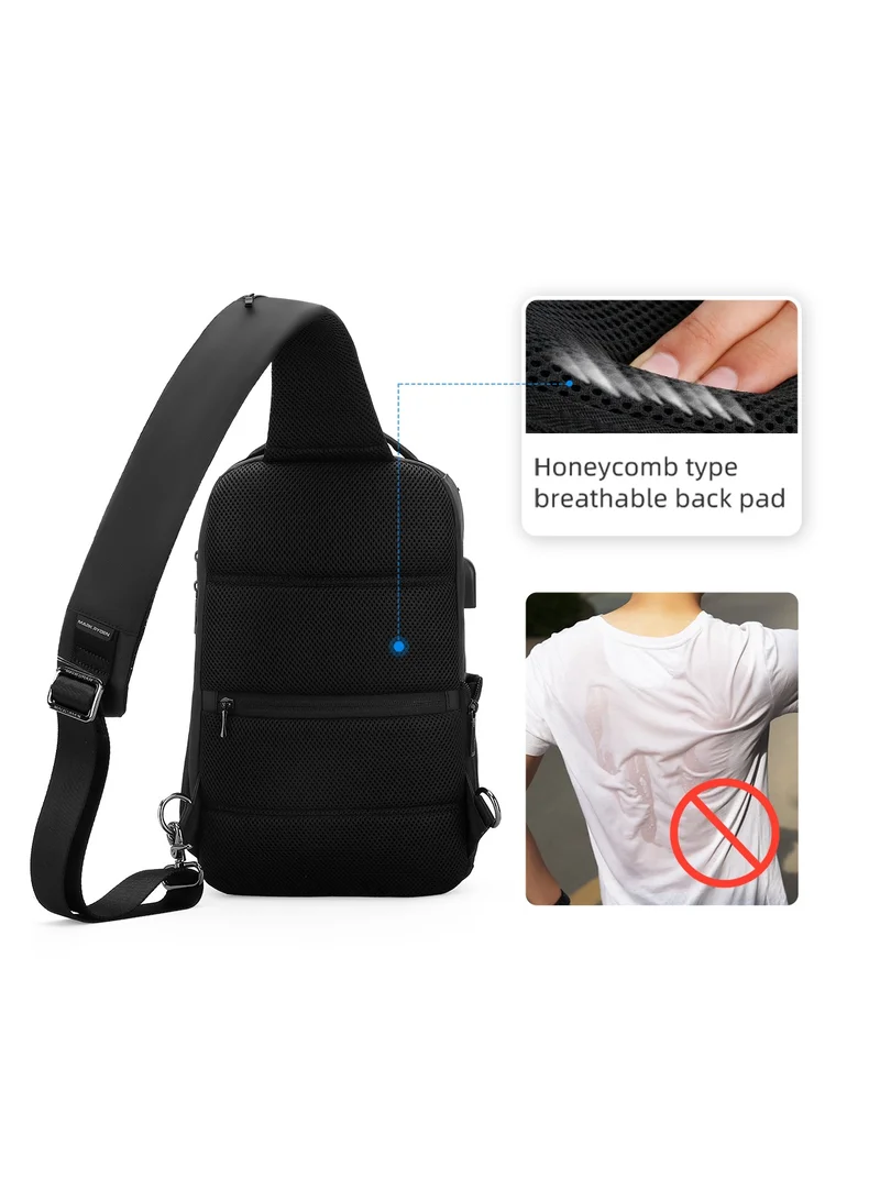 MARK RYDEN MARK RYDEN 7069 Waterproof Anti-Theft with USB Charging Port Crossbody for 9.7-12.3 Inch iPad
