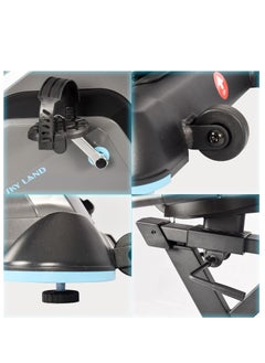 Sky Land Luxury Exercise Bike with Wheels | Magnetic Recumbent Bike with Backrest Seat, Fit Show App, Bluetooth & Tablet Rack for Home Use  - Image 5