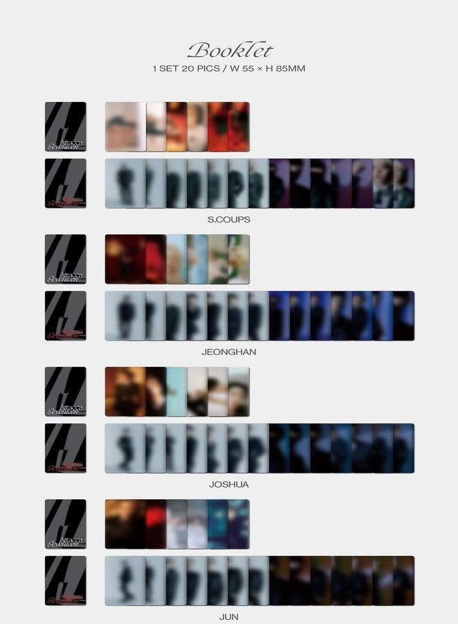 SEVENTEEN Pledis SEVENTEEN - Attacca [CARAT / Random ver.] (9th Mini Album) Album+Extra Photocards Set - Image 3