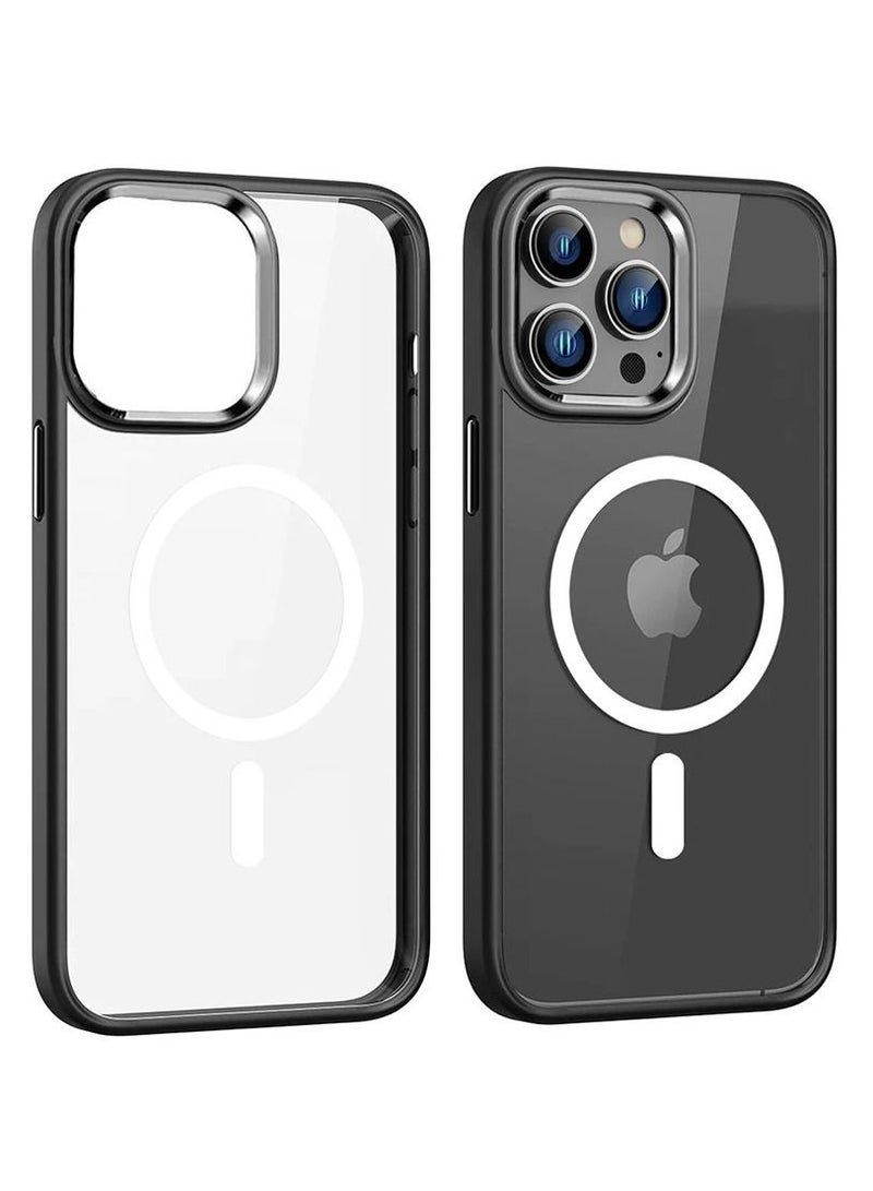 PROMASS iPhone 14 Pro Max Clear Case with Magsafe Black 