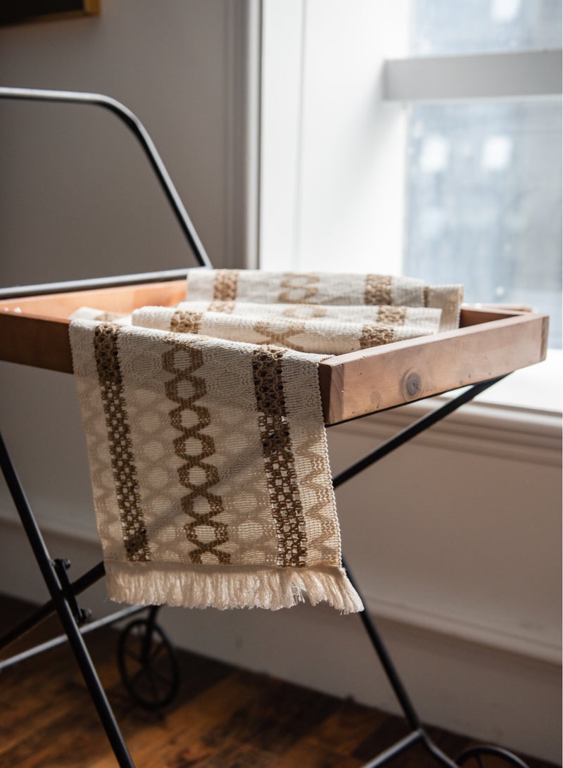 bbet Table Runner,Dining Table Accessories Bohemian Table Runner for Home Decoration, Restaurant Decoration, Table Runner Set  with Tassels 30*180cm Runner Table Coffee Table Cover  Table Decoration - Image 5