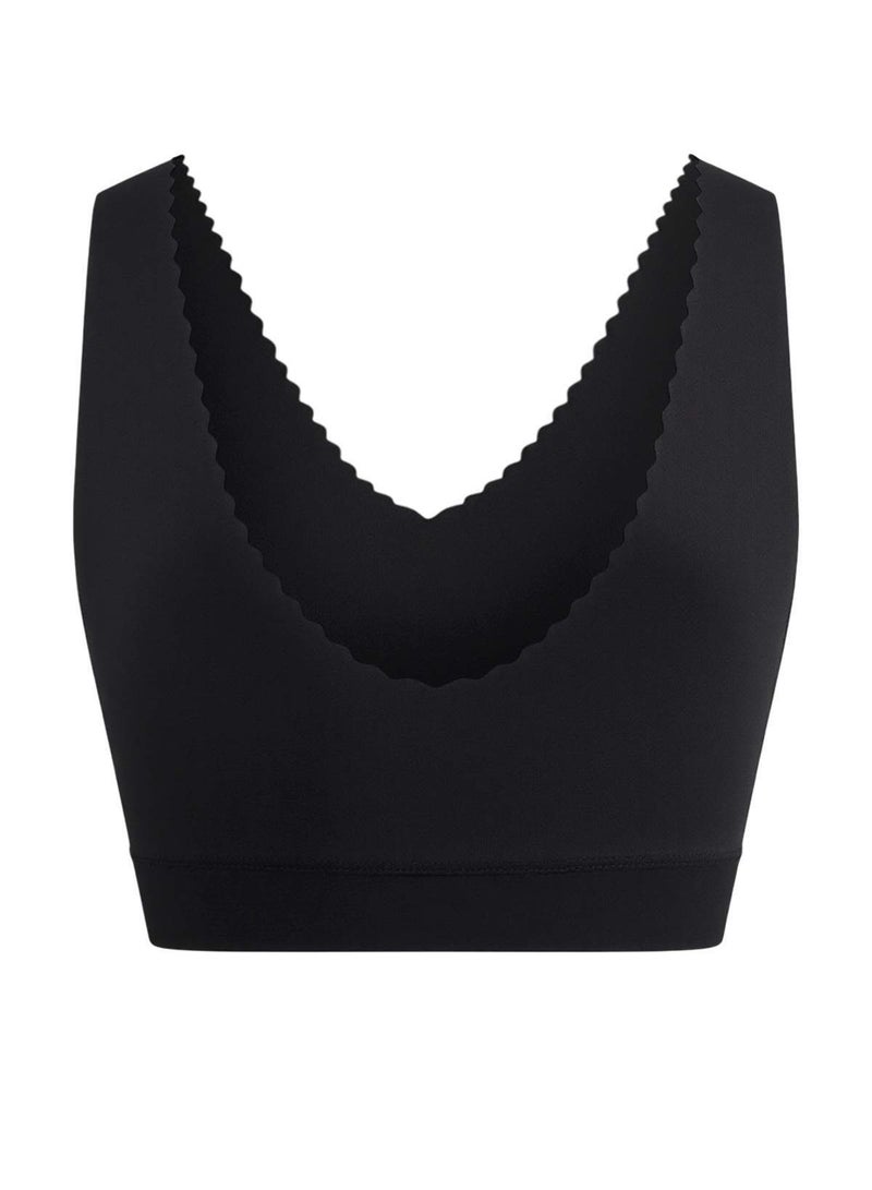 trendyol Black Diver/Scuba Capless Sports Bra Thmss26Ss00001 - Image 4