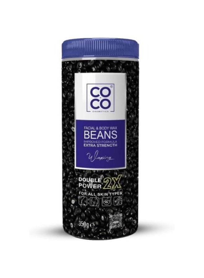 كوكو حبوب شمع الوجه والجسم من كوكو (قوة مزدوجة 2x) قوة إضافية 350 جرام - Image 3