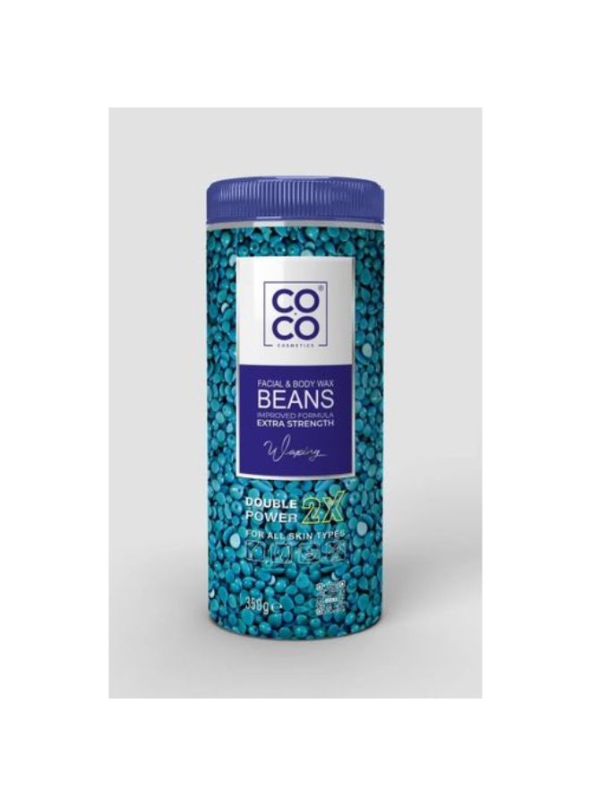 كوكو حبوب شمع الوجه والجسم من كوكو (قوة مزدوجة 2x) قوة إضافية 350 جرام - Image 4
