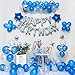 iPartycool 78Pcs Birthday Party Decorations 3D Foil Happy Birthday Banners Rose petals 32in Love Balloon 12pcs Star Balloon 52pcs Latex Confetti Birthday Balloons for Adults Women Men Boy 2SB - Image 3