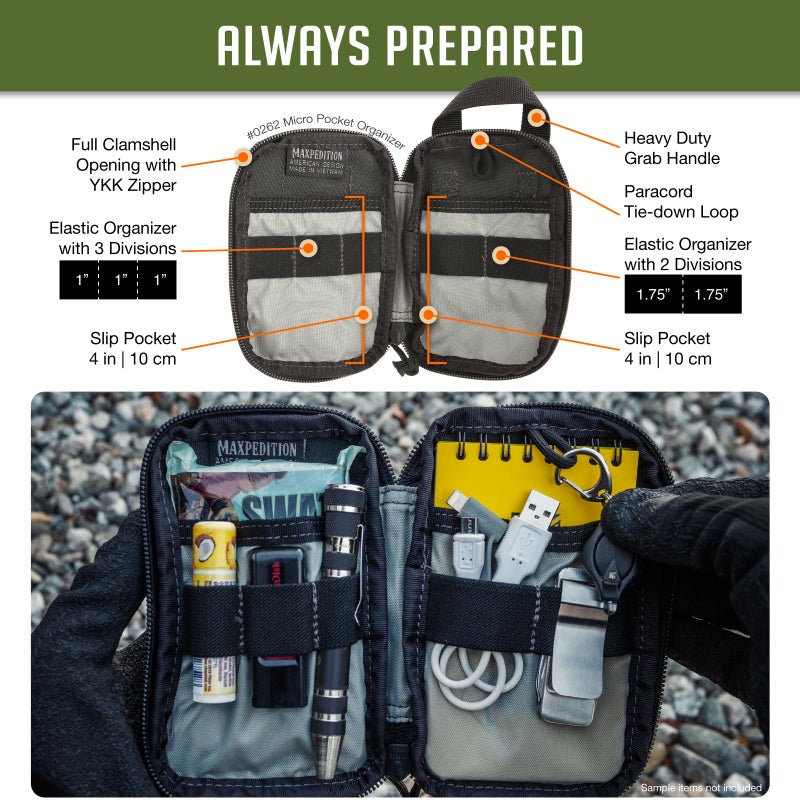 Maxpedition Micro Pocket Organizer (Black) - Image 5