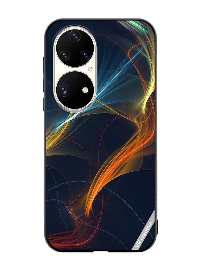VR CREATIVE Protective Case Cover For Huawei P50 Pro Abstract Design Multicolour - Image 1