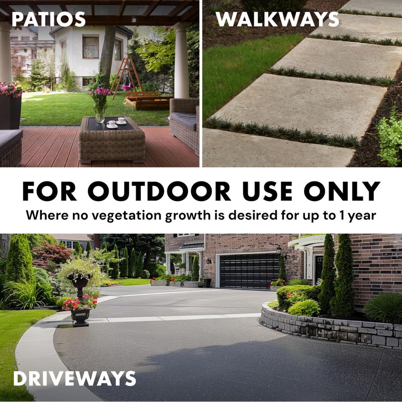 Spectracide سبكتراسايد ون شوت قاتل الأعشاب والجرس مع بخاخ أكوشوت، 1 جالون، تطبيق واحد يقتل ويمنع الأعشاب لمدة تصل إلى 5 أشهر - Image 5