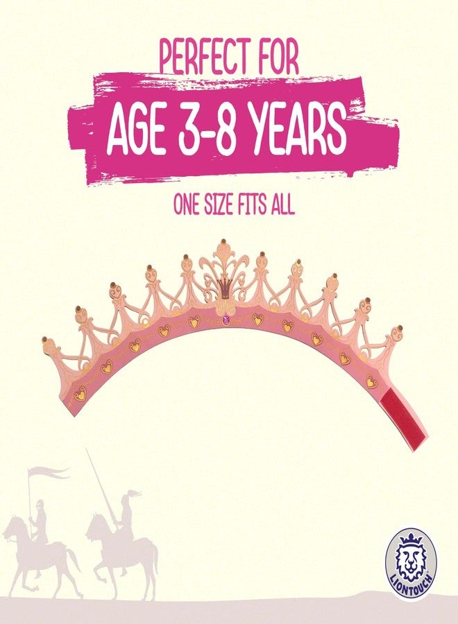 Liontouch - Queen Rosa Crown for Girls | Age 3-8 Years - Size Adjustable | Pretend Play Accessory in Pink for Dress Up, Royal Costumes & Fancy Dresses for Kids | Made of Durable Foam - Image 5