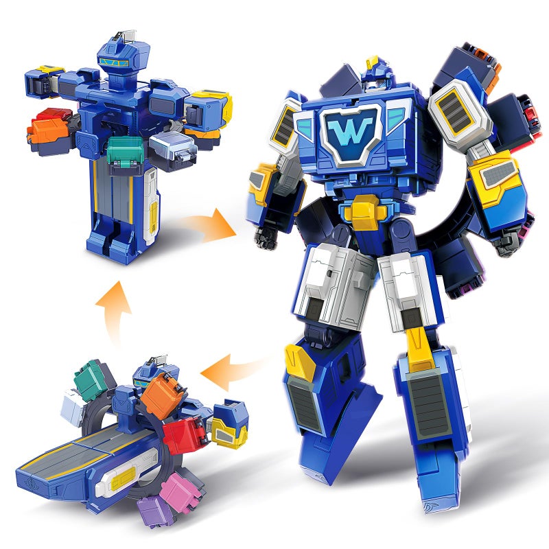 Super Wings Transforming Toys 10 inch World Aircraft Transform Figures Toys 3 in 1 Mode Rescue Bots Action Figure Toy Figures for 48 Year Old Boys Plane Toy for Toddlers Kids Age 4 5 6 7 8 - Image 3