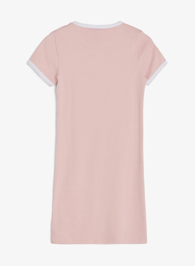 GUESS Youth Logo Short Sleeve Mini Dress - Image 3