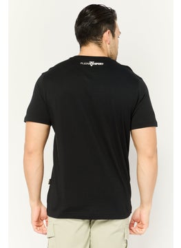 Plein Sport Men Sportswear Fit Short Sleeves Outdoor T-Shirt, Black  - Image 4
