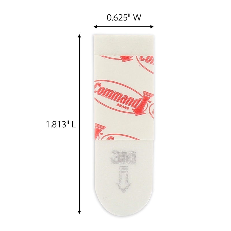 Command Poster Strips  Damage Free Hanging Poster Hangers  No Tools Wall Hanging  60 White Adhesive Strips - Image 2