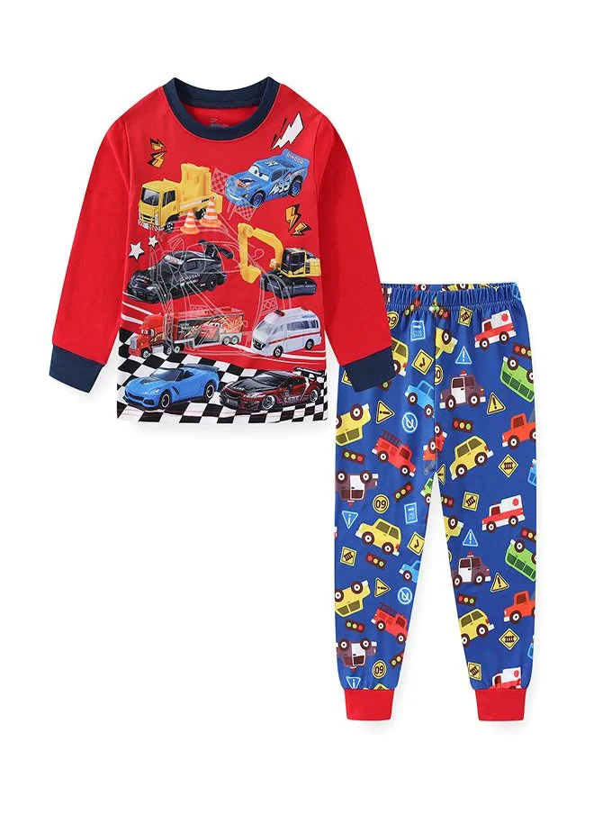 babyqlo Tomica Racing Glow-in-the-Dark PJs for Boys