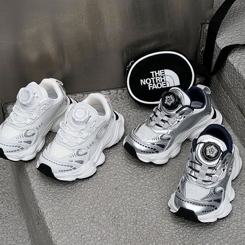 Children'S Torre Shoes Boys Autumn Double Net Rotating Buckle Sneaker Single Net Popular Trendy Brand Running Shoes - Image 2