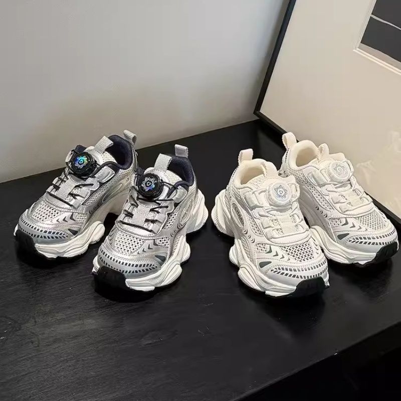 Children'S Torre Shoes Boys Autumn Double Net Rotating Buckle Sneaker Single Net Popular Trendy Brand Running Shoes - Image 3