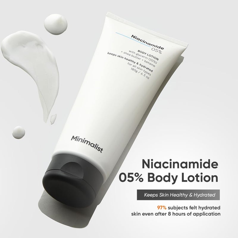 Minimalist Body Care Kit  2 Salicylic Acid Body Wash  Underarm RollOn  Niacinamide 5 Body Lotion  Ideal for Body Acne  Bumpy Skin Hydration  Barrier Repair Odor  Darkness  For Women  Men - Image 5