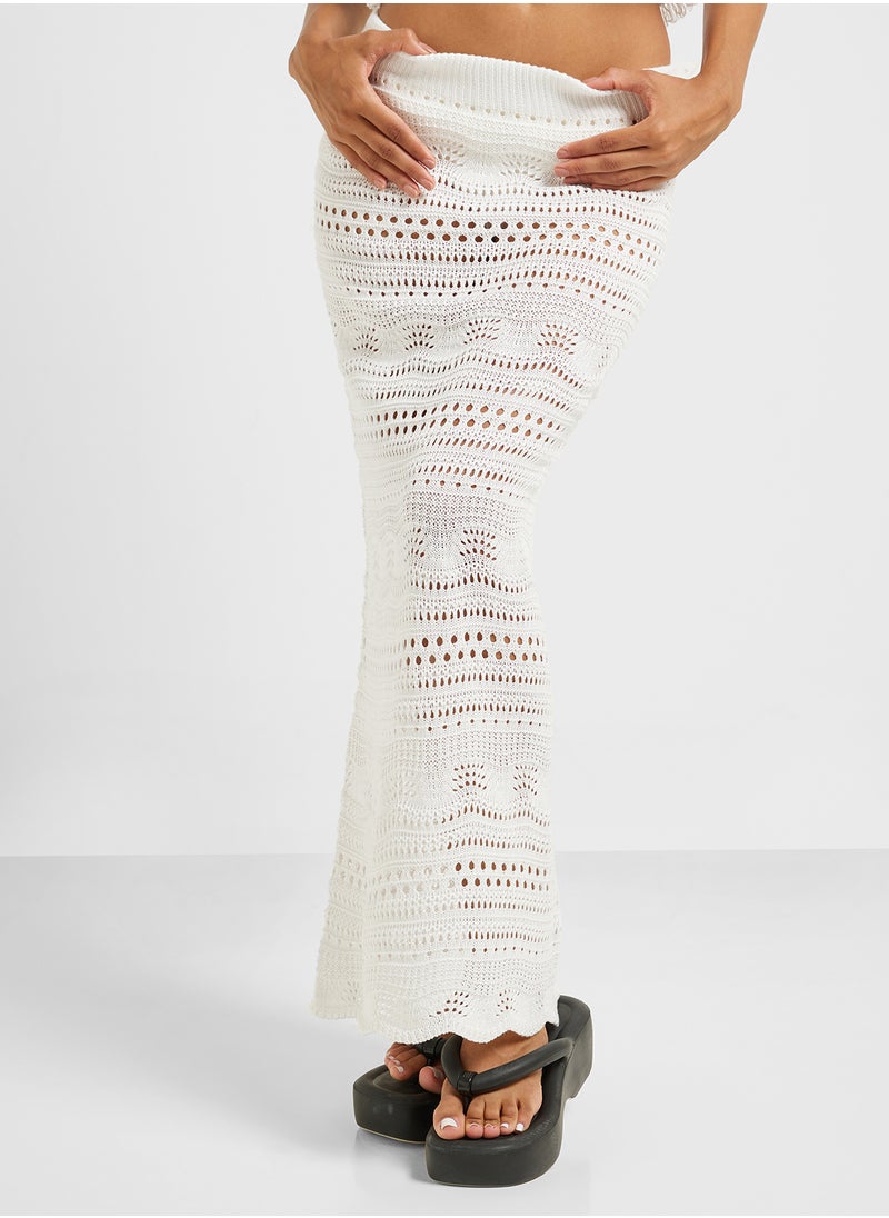 ELLA - Crochet Beach Top & Skirt Set - Image 1