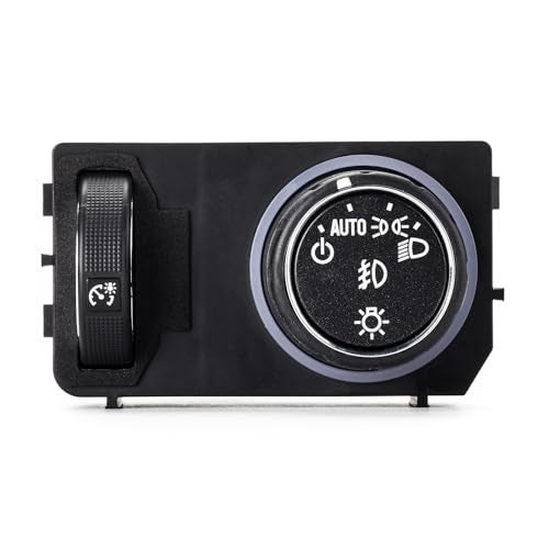 SOAESCN Headlight Switch Control for 2014-2020 Chevy Silverado Tahoe Suburban, 2017-2020 GMC Sierra Yukon 1500 2500 3500 Instrument Panel Dimmer Switch Headlamp Fog Lamp Switch OE 23187804, 84154108, 84448511 - Image 4