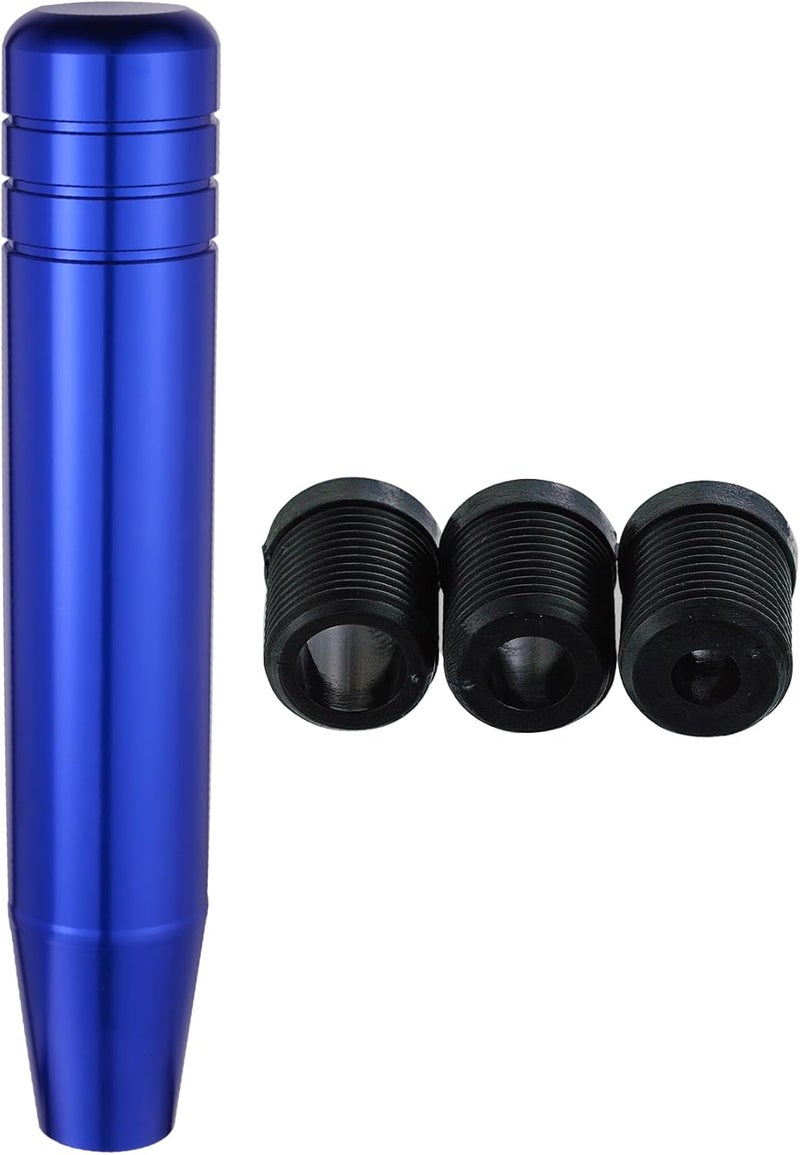 Abfer Tall Shift Knob Car Long Shifting Head Replace Weighted Gear Stick Shifter Knob Extension Fit Most Manual Automatic Transmission Vehicle, Blue - Image 5