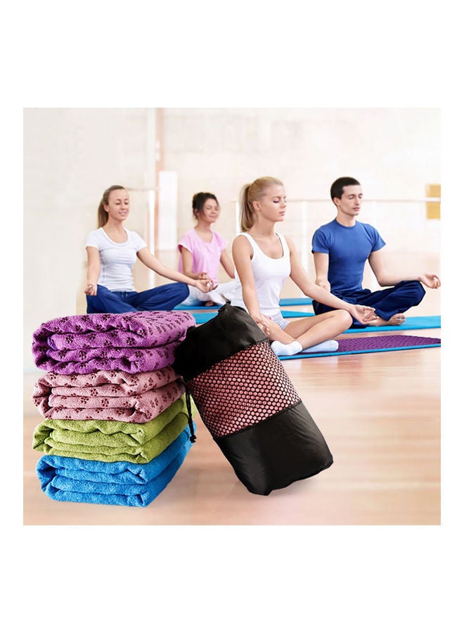 NIBEMINENT Non Slip Yoga Mat Cover Towel Blanket Gym Sport Fitness Exercise Pad Cushion 20 x 10 20cm - Image 2