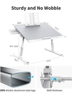 SAIJI Laptop Bed Tray Table as Adjustable Bed Desk for Laptop with Storage Drawer Largest Size - pzsku/Z15DC7AF94B8DDFBAF701Z/45/_/1659960542/ecb6de42-6421-4815-add3-4499687b8ab4