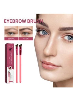 2pcs Multi Function EyeBrow Brushes, Super Soft Fiber, Versatile, Lightweight and Durable, Beautiful and Elegant, Suitable for Use During Makeup