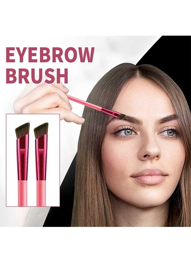 EELHOE - 2pcs Multi Function EyeBrow Brushes, Super Soft Fiber, Versatile, Lightweight and Durable, Beautiful and Elegant, Suitable for Use During Makeup - Image 1