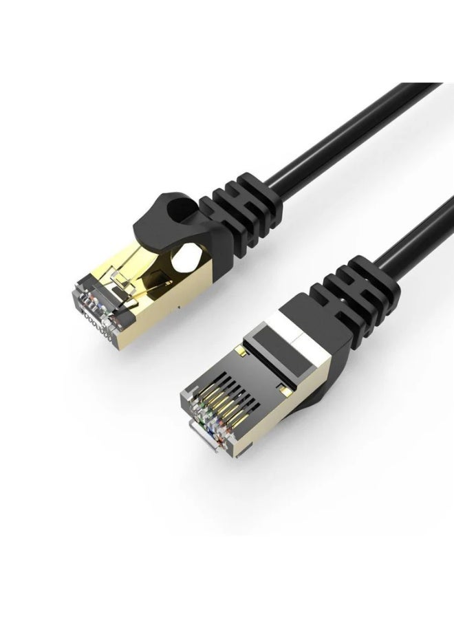هيوليت باكارد كابل شبكة إيثرنت HP - Cat7 F/FTP، 600 ميجاهرتز، 10 جيجابت في الثانية، RJ45، طول مترين، أسود - Image 1