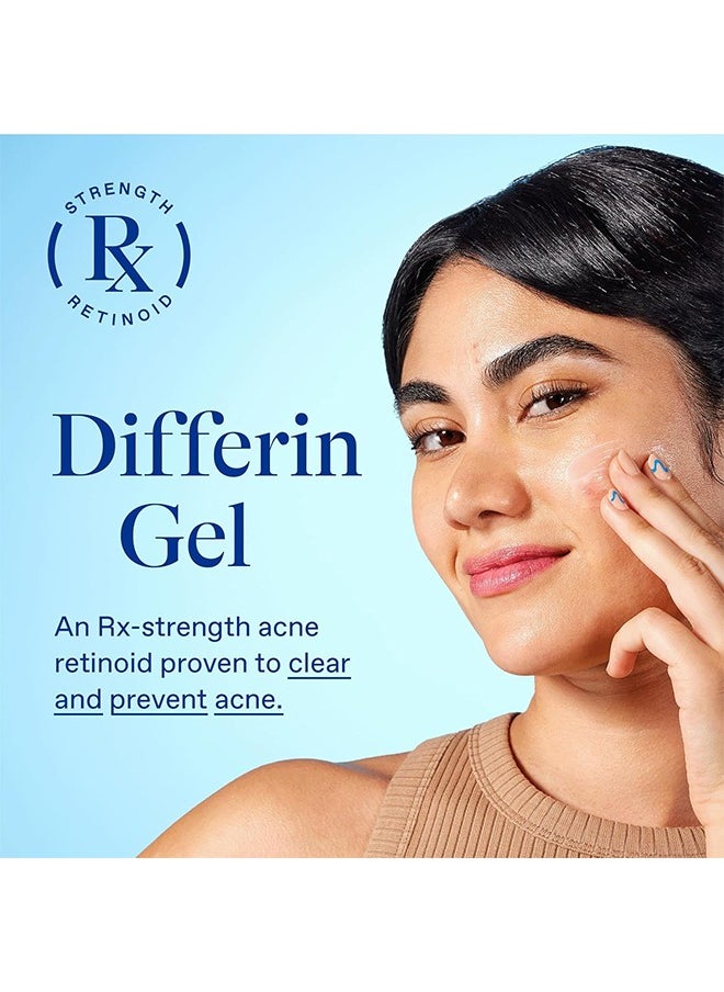 differin Differin Acne Treatment Gel, 90 Day Supply, Retinoid Treatment for Face with 0.1% Adapalene, Gentle Skin Care for Acne Prone Sensitive Skin, 45g Pump  - Image 5