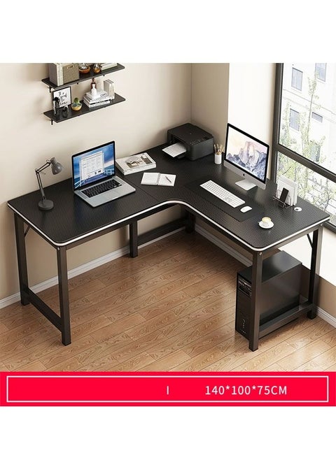 L Shape Gaming Table Computer Desk with Large Monitor Stand and Study Writing Workstation