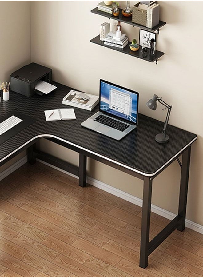 NKX - L Shape Gaming Table Computer Desk with Large Monitor Stand and Study Writing Workstation - Image 1