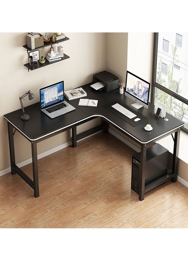 NKX - L Shape Gaming Table Computer Desk with Large Monitor Stand and Study Writing Workstation - Image 1