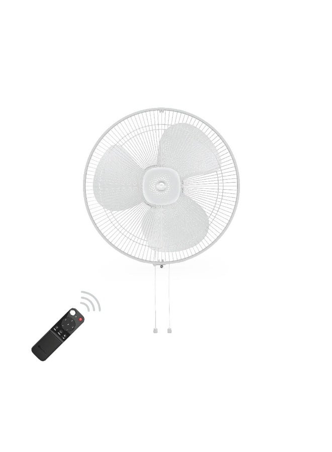 atomberg Renesa 400mm Wall Mount Fan | 5-star rated | Ideal for Home & Office | Silent BLDC Fan | 6 Speeds | 35W | Remote with Oscillation, Timer, Sleep | 2 Years Warranty (Snow White) - Image 1