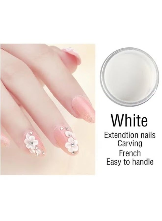 lidan Lidan AP-1 White Acrylic Powder - 14g for Expert Nail Art  - Image 2