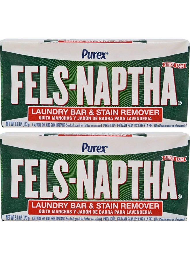 Fels Naptha صابون غسيل فيلس نابثا - 5.0 أونصة - 2 عبوة
