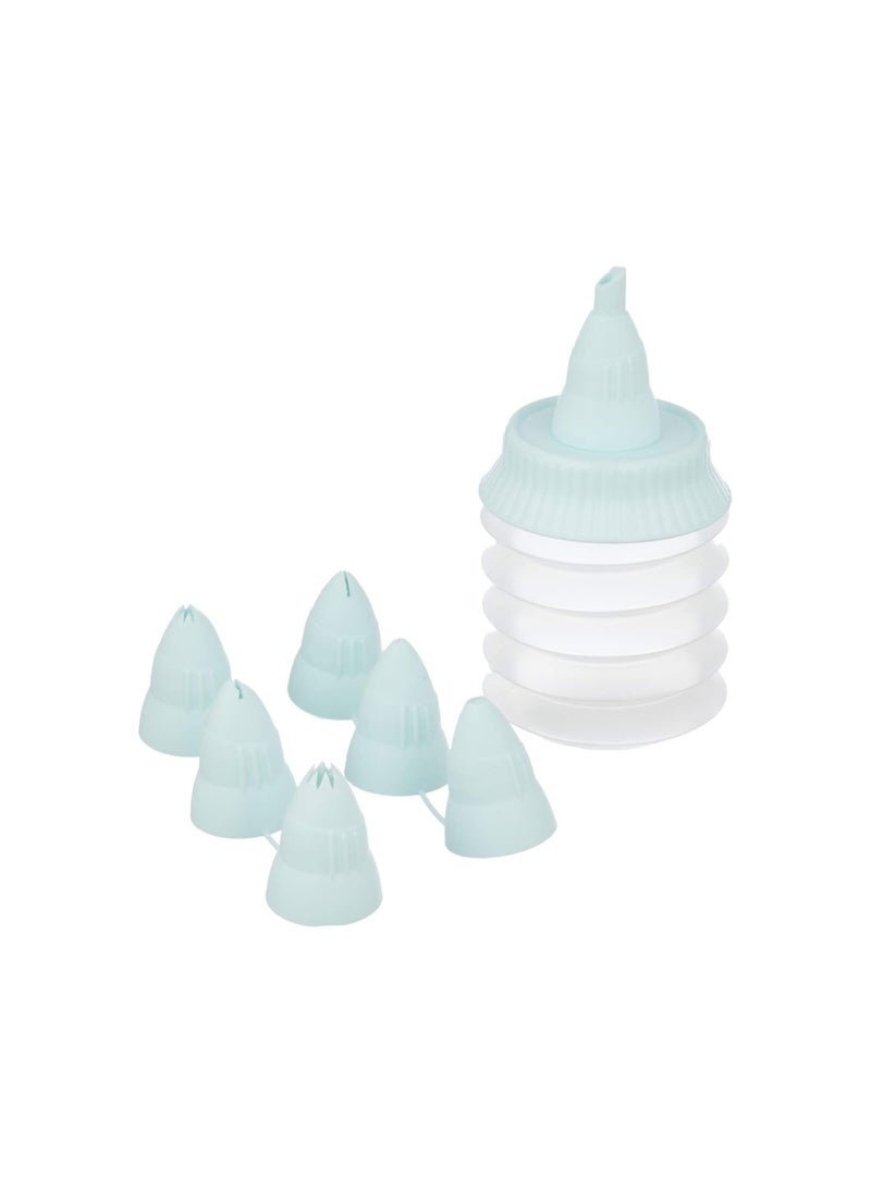 Bager 7 Shapes Cream Pump Set For Cake Decoration Multicolor  - Image 4