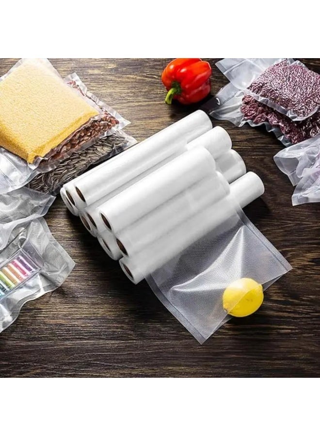 TRAGO Vacuum Seal Roll for Food Storage BPA Free Embossed Sealer Film, Custom Cut Size, Leak Proof Freezer Safe Packaging for Meat Fish Meal Prep Sous Vide and Long Term Storage Freezer Safe - Image 3